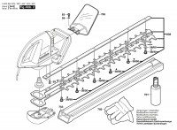 Bosch 0 600 840 603 Ahs 700-34 Hedge Trimmer 230 V / Eu Spare Parts